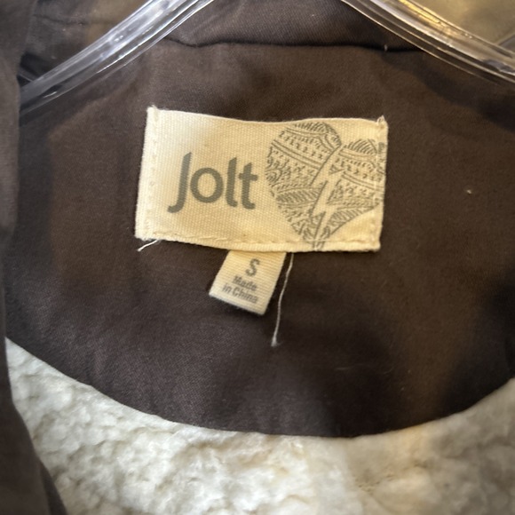 Jolt  Fleece Lined Vest Brown Sz S - Picture 3 of 6